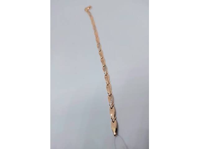 Золотий браслет із червоного та білого золота - Фото 11