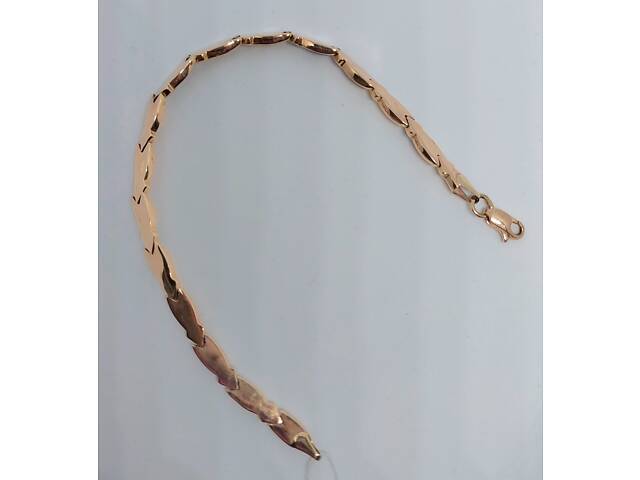 Золотий браслет із червоного та білого золота - Фото 12