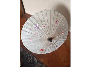 Зонт антикварный, бамбук.