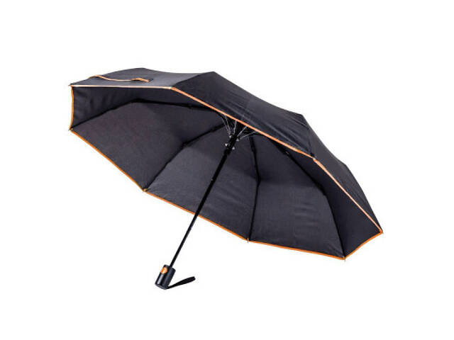 Парасолька Bergamo Sky Напівавтомат Чорно-оранжева (7040010) - Фото 1