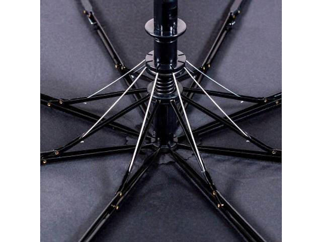 Парасолька Bergamo Sky Напівавтомат Чорно-оранжева (7040010) - Фото 5