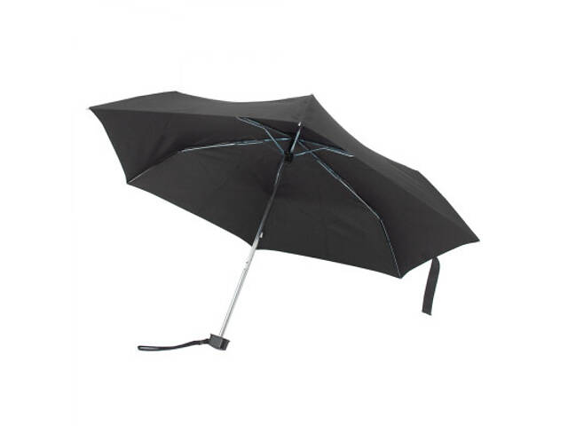 Парасолька Fulton Miniflat-1 L339 Black (L339-000076) - Фото 2