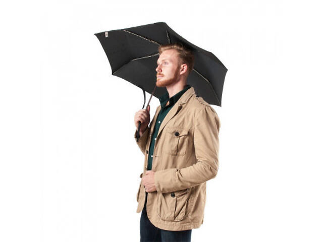 Парасолька Fulton Miniflat-1 L339 Black (L339-000076) - Фото 8