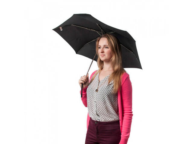 Парасолька Fulton Miniflat-1 L339 Black (L339-000076) - Фото 10