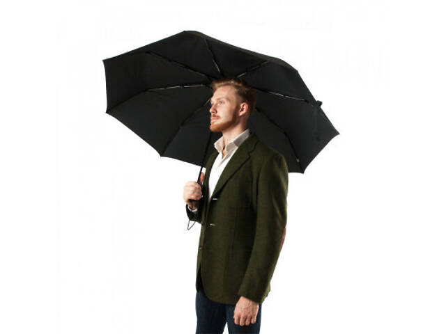 Парасолька Fulton Open&Close Jumbo-1 G323 Black (G323-010259) - Фото 8