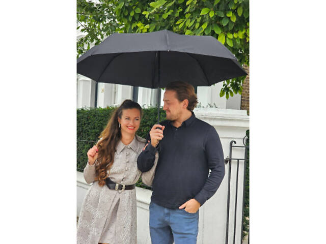 Парасолька Fulton Open&Close Jumbo-1 G323 Black (G323-010259) - Фото 10