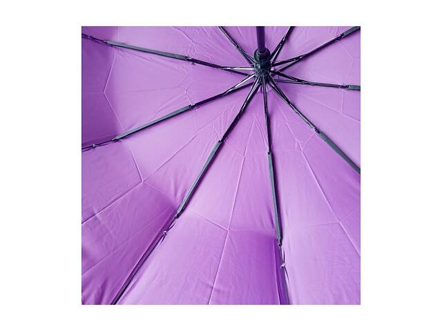 Зонт женский полуавтомат Bellissimo SL461C 10 спиц Сиреневый - Фото 4