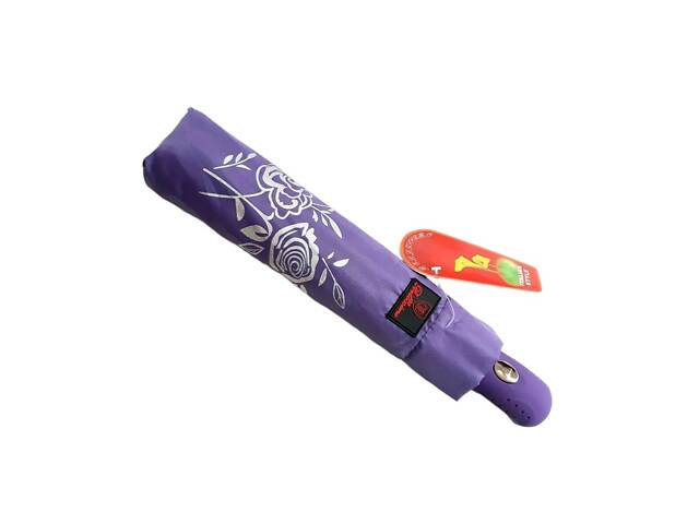 Зонт женский полуавтомат Bellissimo SL461C 10 спиц Светло-фиолетовый - Фото 4