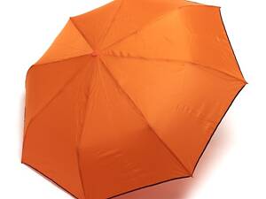 Зонт женский полуавтомат SL 7003 8 спиц 3 сложения Оранжевый