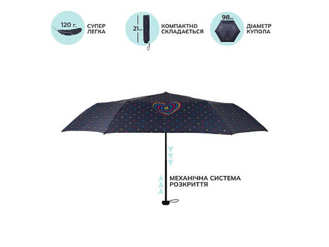 Парасолька Kite 2999-2 Hearts (K22-2999-2) - Фото 2