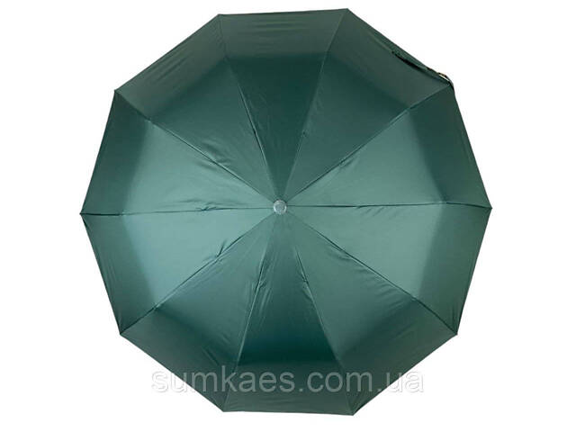 Парасолька напівавтомат однотонна 'Зоряне небо' від Bellissimo, зелена, 019302-5 - Фото 3