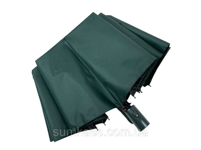 Парасолька напівавтомат однотонна 'Зоряне небо' від Bellissimo, зелена, 019302-5 - Фото 7