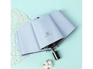 Зонт складной 10084 98 см голубой