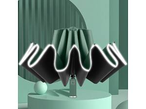 Зонт складной 18525 64х104 см зеленый