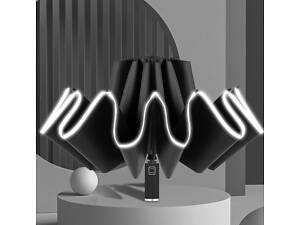 Зонт складной 18526 64х104 см черный