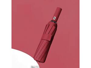 Зонт складной автомат 18549 105 см бордовый