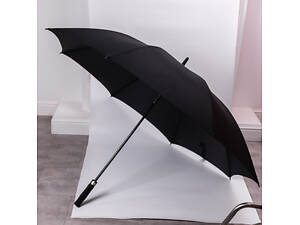 Зонт-трость классический прочный надежный из полиэстера от дождя HP-23-17
