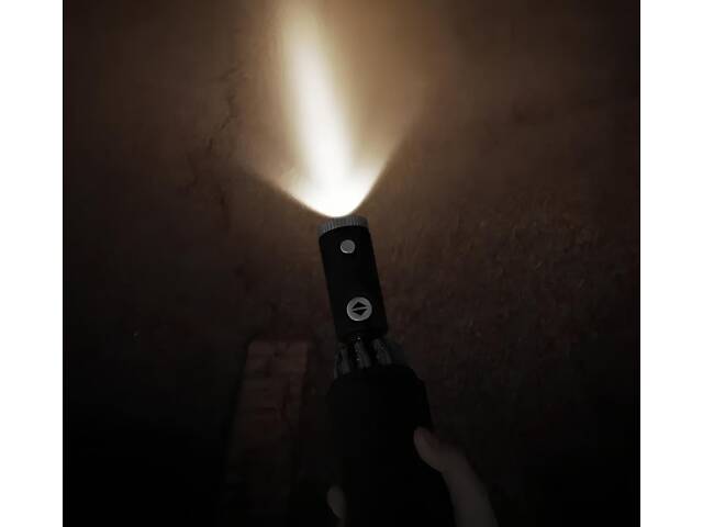 Парасолька Xiaomi зворотного складання з вбудованим ліхтарем. Парасолька Xiaomi RunMi Black 90COTNT1807U-BK00-OS - Фото 3