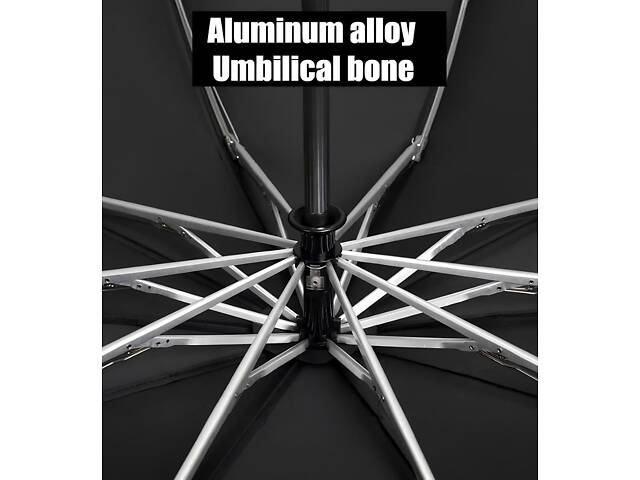 Парасолька Xiaomi зворотного складання з вбудованим ліхтарем. Парасолька Xiaomi RunMi Black 90COTNT1807U-BK00-OS - Фото 4