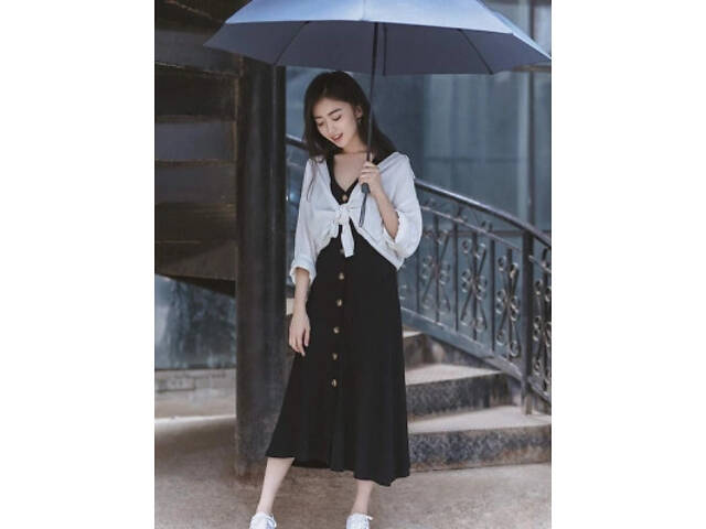 Парасолька Xiaomi RunMi Super Portable Automatic Umbrella Gray (6941413204224) - Фото 7