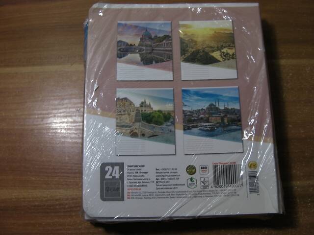 Зошит Шкільний, 24 Аркуша, Клітинка / Лінійка, Виробник 'Тетрада' - Упаковка 20 Штук - НОВА - Нерозпакована - Фото 6