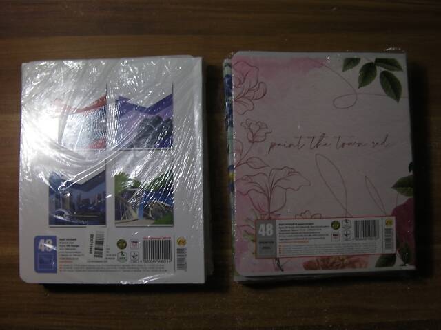 Зошит Шкільний, 48 Аркушів, Клітинка / Лінійка, Виробник 'Тетрада' - Упаковки по 10 Штук - НОВІ - Нерозпаковані - Фото 2