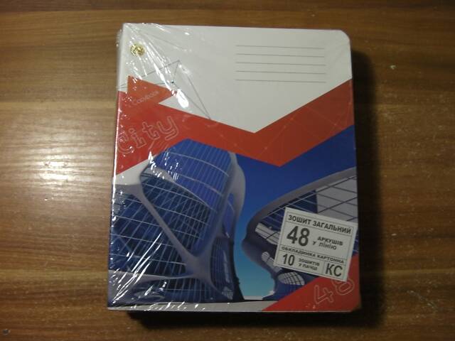 Зошит Шкільний, 48 Аркушів, Клітинка / Лінійка, Виробник 'Тетрада' - Упаковки по 10 Штук - НОВІ - Нерозпаковані - Фото 3