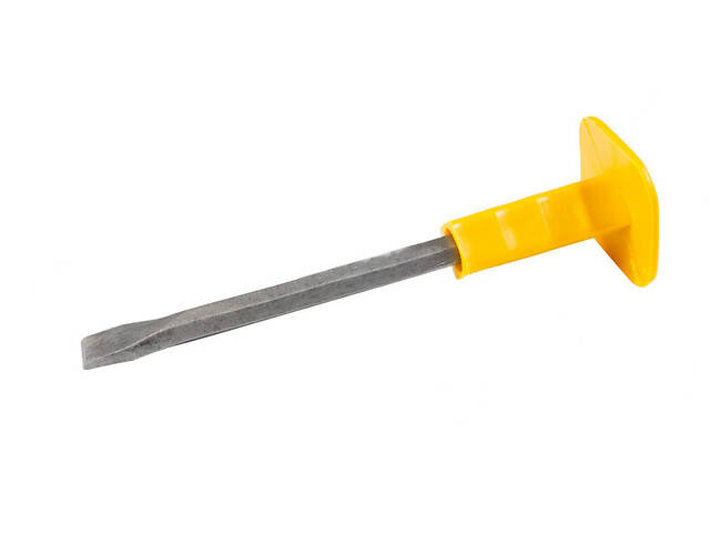 Зубило будівельне MASTERTOOL з захисною ручкою TPR 300х16х22 мм 03-0300 Зубило будівельне MASTERTOOL з захисною ручкою TPR 300х16х22 мм 03-0300