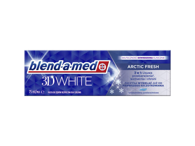 Зубна паста Blend-a-med 3D White Арктична свіжість 75 мл (8006540793039) - Фото 2