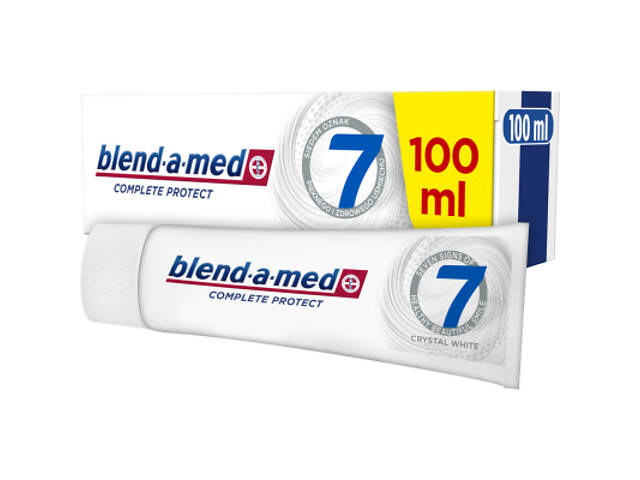 Зубна паста Blend-a-med Complete Protect 7 Кришталева білизна 100 мл (8001090716279) - Фото 1