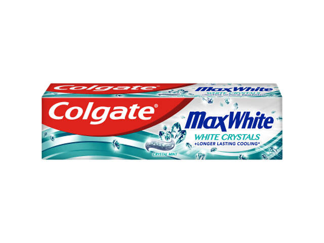 Зубна паста Colgate Макс Блиск Кришталева м'ята 75 мл (8718951313835) - Фото 1