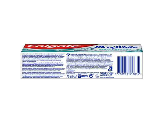 Зубна паста Colgate Макс Блиск Кришталева м'ята 75 мл (8718951313835) - Фото 4