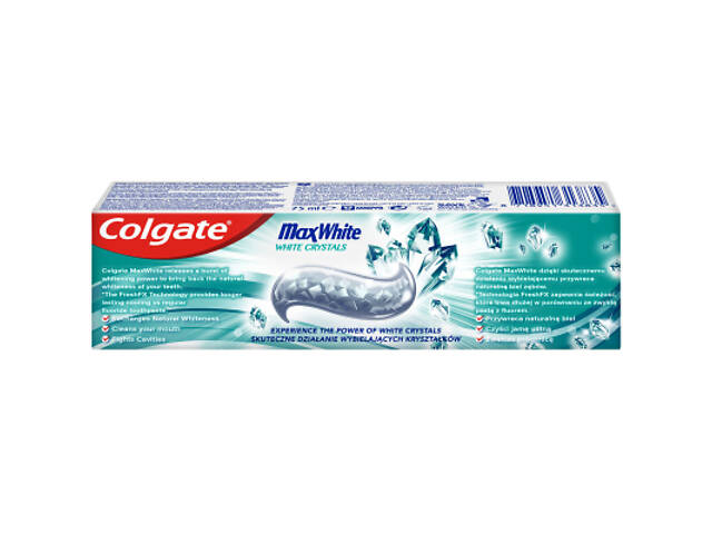 Зубна паста Colgate Макс Блиск Кришталева м'ята 75 мл (8718951313835) - Фото 5