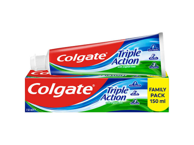 Зубна паста Colgate Потрійна Дія 150 мл (6920354826986) - Фото 1