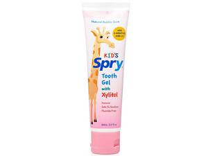 Зубная паста для детей Xlear Kid's Spry Tooth Gel with Xylitol 3 Months and Up 60 ml (Bubble Gum)