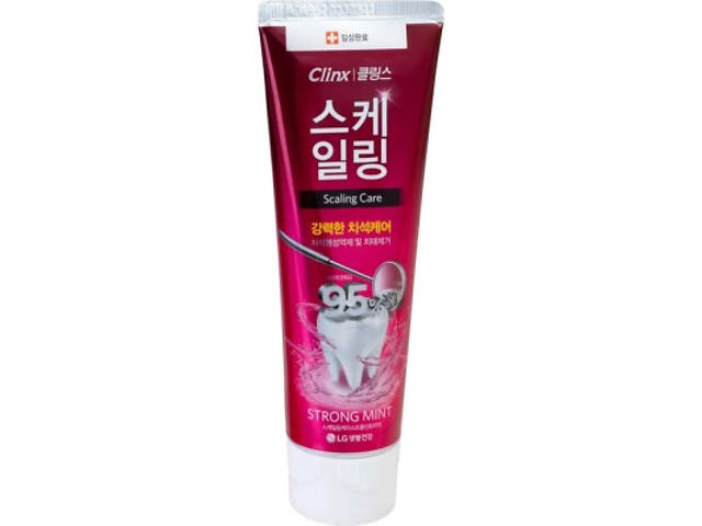 Зубна паста LG Perioe Clinx Cooling Strong Mint Toothpaste 120 г (8801051072846) - Фото 2