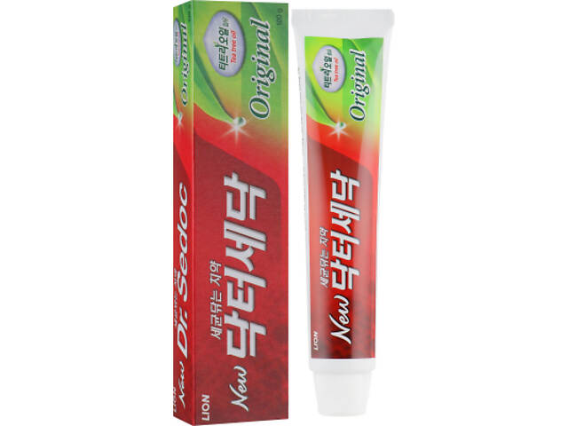 Зубна паста Lion Dr. Sedoc з олією чайного дерева 100 г (8801007745398) - Фото 1