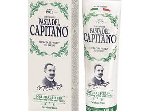 Зубна паста Pasta del Capitano Натуральні трави 75 мл (8002140137402)