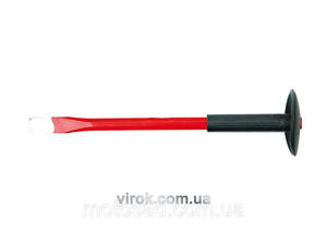 Зубило каменяра VOREL з гумовою ручкою 300 мм [12/48]