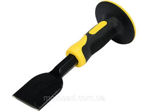 Зубило муляра VOREL 215х 18х 50 мм захистною ручкою [6/36]