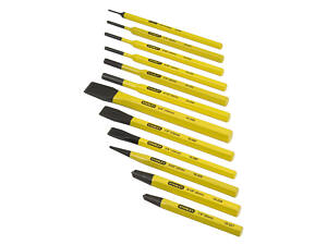 Зубило та добойник Stanley, набір 12 од. (4-18-299)