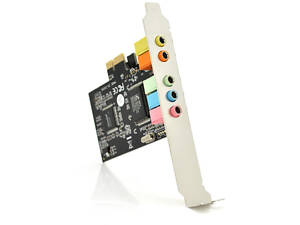 Звукова карта PCI-E - 5.1CH (c-media 8738), 3D 4.1, Windows 98 / Windows2000 / XP / NT win7 32 / 64, BOX