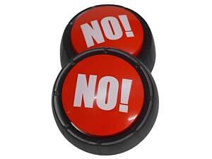 Звуковая кнопка NO, говорящая кнопка 'Нет' с разными голосами, прикольная кнопка для розыгрышей