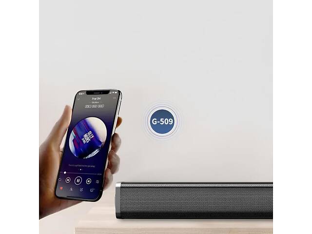 Звуковая панель Newman G509 TV Echo Wall Audio — 30 Вт, объемный 6D звук, Bluetooth 5.3, черная - Фото 2