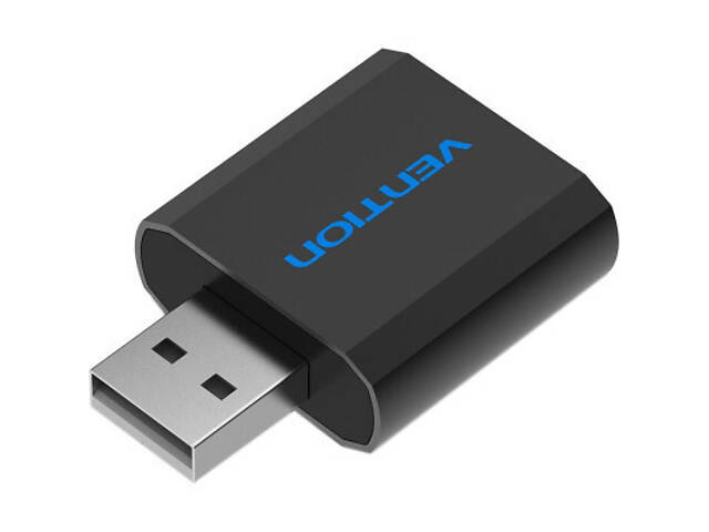 Звукова карта Vention Audio USB 2х3,5mm jack Metal (VAB-S17-B) - Фото 8