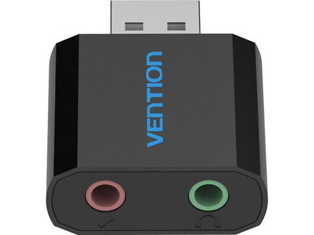 Звукова карта Vention Audio USB 2х3,5mm jack Metal (VAB-S17-B) - Фото 10