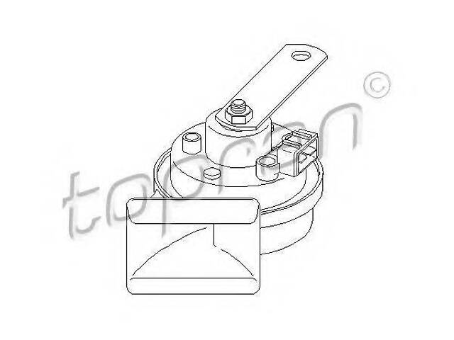 Звуковий сигнал TOPRAN 102955 на VW PASSAT (3A2, 35I) - Фото 1