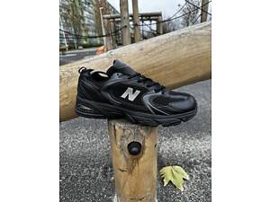 Зимние кроссовки New Balance 530 (черные) 43 (27.5 см (бирка 44))