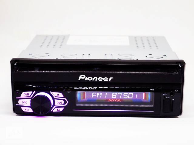 1din Магнитола Pioneer 7130 - 7'Экран + USB + Bluetooth - пульт на руль