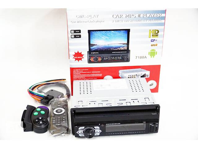 1din Pioneer 7188A 7' Экран/4Ядра/1Gb Ram/ GPS/ WiFi/ Android